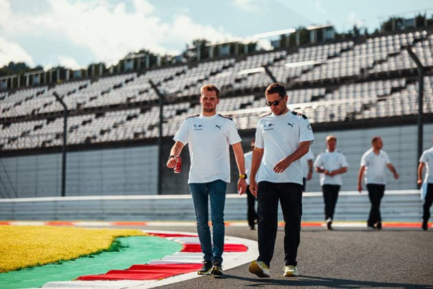 FIA WEC - 6 HOURS OF FUJI 2026 RAST RenÃ (ger), BMW M Team WRT, BMW M Hybrid V8 20, Hypercar, portrait, VANTHOOR Dries (bel), BMW M Team WRT, BMW M Hybrid V8 15, Hypercar, portrait track walk, during the 6 Hours of Fuji 2026, 6th round of the 2026 FIA World Endurance Championship, from September 25 to 27, 2026 on the Fuji Speedway in Oyama, Shizuoka, Japan -  Copyright: xAndreaxLorenzinax
