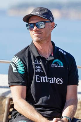 THE LOUIS VUITTON 38TH AMERICA™S CUP PRELIMINARY REGATTA, NAPLES Nathan Outteridge Emirates Team New Zealand 1 Helm During the press conference, PK, Pressekonferenz to present the teams at Castel dell™Ovo on 24 September 2026. _BPH3657 Copyright: xAntonioxBalascox