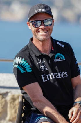 THE LOUIS VUITTON 38TH AMERICA™S CUP PRELIMINARY REGATTA, NAPLES Nathan Outteridge Emirates Team New Zealand 1 Helm During the press conference, PK, Pressekonferenz to present the teams at Castel dell™Ovo on 24 September 2026. _BPH3801 Copyright: xAntonioxBalascox