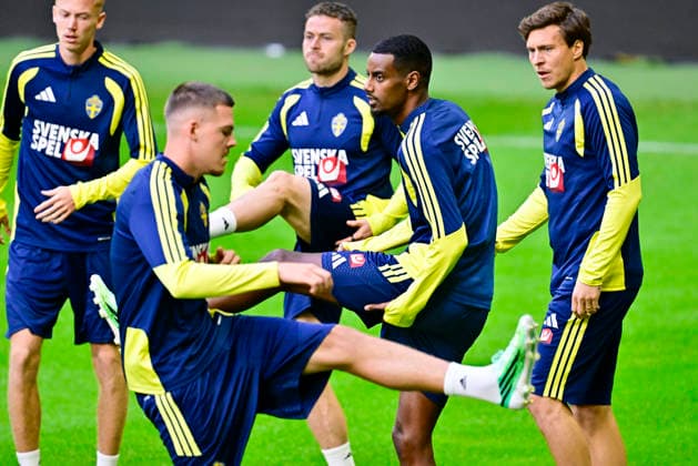 STOCKHOLM 20260924 Alexander Isak during today s national team practice at Strawberry Arena ahead of Friday s opening Nations League group stage match against Bosnia and Herzegovina STOCKHOLM SWEDEN x10030x  Copyright: xJonasxEkströmer TTx HERRLANDSLAGET FOTBOLL TRÄNING