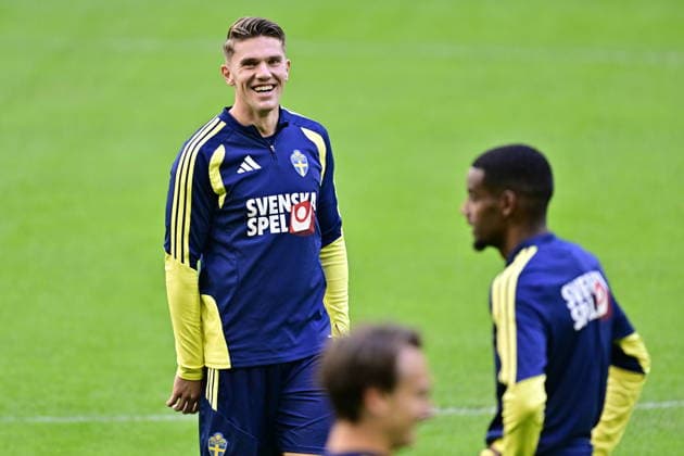 STOCKHOLM, Sept. 24, 2026 Viktor Gyökeres during today s national team practice at Strawberry Arena ahead of Friday s opening Nations League group stage match against Bosnia and Herzegovina STOCKHOLM, SWEDEN x10030x  Copyright: xJonasxEkströmer TTx HERRLANDSLAGET FOTBOLL TRÄNING