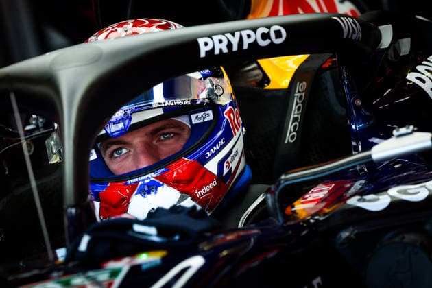 F1 - AZERBAIJAIN GRAND PRIX 2026 VERSTAPPEN Max (nld), Red Bull Racing Ford RB22, portrait during the 2026 Formula 1 Azerbaijan Grand Prix, 15th round of the 2026 Formula One World Championship, WM, Weltmeisterschaft from September 24 to 26, 2026 on the Baku City Circuit, in Baku, Azerbaijan - BakuAzerbaijan  Copyright: xFLORENTxGOODENx