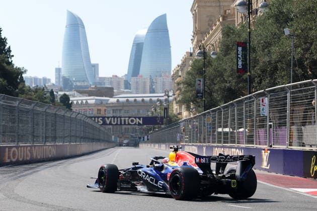 AZERBAIJAN, BAKU - SEPTEMBER 24, 2026: Oracle Red Bull Racing driver Max Verstappen is seen during a practice session at the 2026 Formula One Azerbaijanian Grand Prix 2026 Formula One Azerbaijanian Grand Prix  - ZUMAt113 20260924_zaa_t113_099 Copyright: xDanilxAikinx