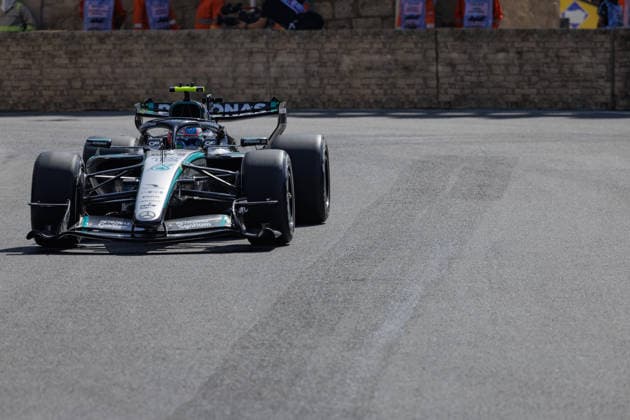 Formula 1 Azerbaijan Grand Prix, Baku, Thursday, September 24, 2026, Andrea Kimi Antonelli, No. 12, Mercedes AMG Petronas F1 Team, Formula 1 Azerbaijan Grand Prix, Baku, Thursday, September 24, 2026 Copyright: xBEAUTIFULxSPORTS Erlhofx