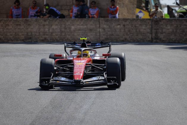Formula 1 Azerbaijan Grand Prix, Baku, Thursday, September 24, 2026, Lewis Hamilton, 44, Scuderia Ferrari HP, Formula 1 Azerbaijan Grand Prix, Baku, Thursday, September 24, 2026 Copyright: xBEAUTIFULxSPORTS Erlhofx