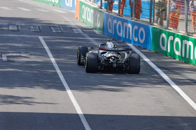 Formula 1 Azerbaijan Grand Prix, Baku, Thursday, September 24, 2026, Valtteri Bottas 77, Cadillac Formula 1 Team, Formula 1 Azerbaijan Grand Prix, Baku, Thursday, September 24, 2026 Copyright: xBEAUTIFULxSPORTS Erlhofx