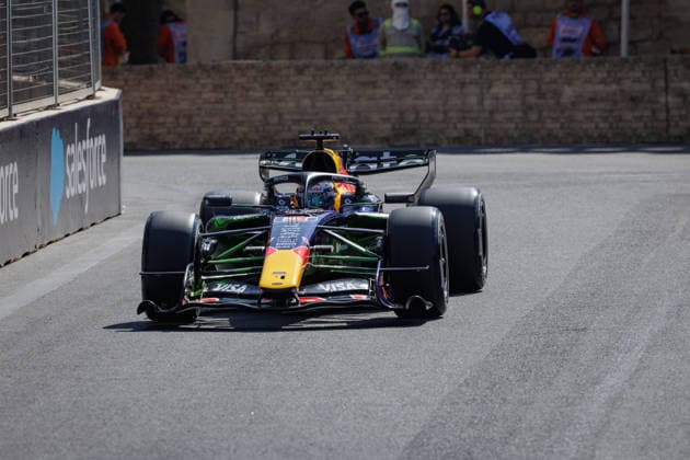 Formula 1 Azerbaijan Grand Prix, Baku, Thursday, September 24, 2026, Max Verstappen, No. 3, Oracle Red Bull Racing Formula 1 Azerbaijan Grand Prix, Baku, Thursday, September 24, 2026 Copyright: xBEAUTIFULxSPORTS Erlhofx