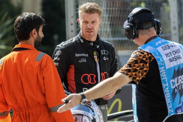 24.09.2026. Azerbaijan. Baku. Audi Revolut F1 Team driver Nico Hulkenberg after his car derailed during the free races of the Formula 1 Azerbaijan Grand Prix in Baku. Alexey Belkin NEWS.ru BelkinxAlexey