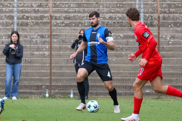 Tim Sechelmann, SV Waldhof Mannheim, 4 am Ball Soccer Friendly Match, SV Waldhof Mannheim vs. SV 07 Elversberg on September 24, 2026, at Seppl Herberger Stadium in Mannheim, Germany; Seppl Herberger Stadium, Mannheim, Germany Copyright: xFranzxReindelx