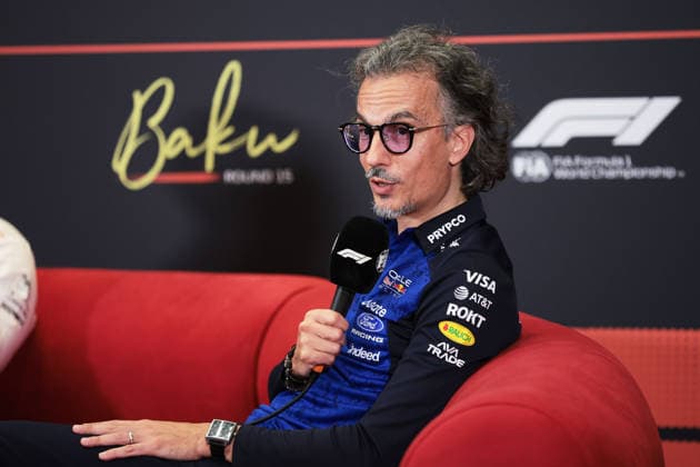 F1 - AZERBAIJAIN GRAND PRIX 2026 MEKIES Laurent (fra), CEO & Team Principal at Red Bull Racing press conference, PK, Pressekonferenz during the 2026 Formula 1 Azerbaijan Grand Prix, 15th round of the 2026 Formula One World Championship, WM, Weltmeisterschaft from September 24 to 26, 2026 on the Baku City Circuit, in Baku, Azerbaijan - BakuAzerbaijan  Copyright: xDPPIx