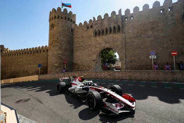 F1 - AZERBAIJAIN GRAND PRIX 2026 87 BEARMAN Ollie Oliver (gbr), TGR Haas F1 Team VF-26, action during the 2026 Formula 1 Azerbaijan Grand Prix, 15th round of the 2026 Formula One World Championship, WM, Weltmeisterschaft from September 24 to 26, 2026 on the Baku City Circuit, in Baku, Azerbaijan - BakuAzerbaijan  Copyright: xXavixBonillax