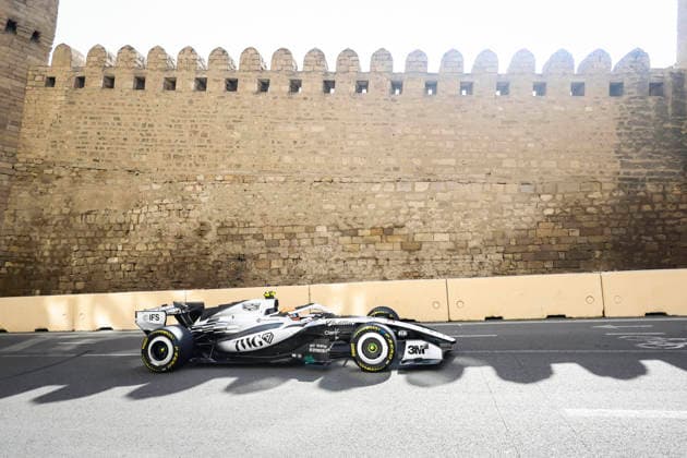 F1 - AZERBAIJAIN GRAND PRIX 2026 77 BOTTAS Valtteri (fin), Cadillac F1 Team MAC-26, action during the 2026 Formula 1 Azerbaijan Grand Prix, 15th round of the 2026 Formula One World Championship, WM, Weltmeisterschaft from September 24 to 26, 2026 on the Baku City Circuit, in Baku, Azerbaijan - BakuAzerbaijan  Copyright: xXavixBonillax