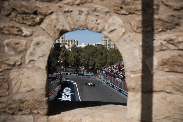 F1 - AZERBAIJAIN GRAND PRIX 2026 87 BEARMAN Ollie Oliver (gbr), TGR Haas F1 Team VF-26, action during the 2026 Formula 1 Azerbaijan Grand Prix, 15th round of the 2026 Formula One World Championship, WM, Weltmeisterschaft from September 24 to 26, 2026 on the Baku City Circuit, in Baku, Azerbaijan - BakuAzerbaijan  Copyright: xEricxAlonsox