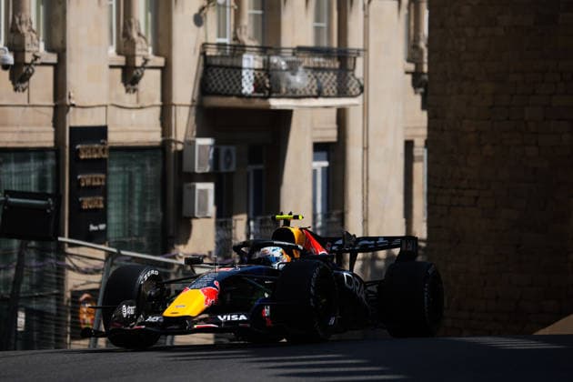 F1 - AZERBAIJAIN GRAND PRIX 2026 06 HADJAR Isack (fra), Red Bull Racing Ford RB22, action during the 2026 Formula 1 Azerbaijan Grand Prix, 15th round of the 2026 Formula One World Championship, WM, Weltmeisterschaft from September 24 to 26, 2026 on the Baku City Circuit, in Baku, Azerbaijan - BakuAzerbaijan  Copyright: xEricxAlonsox