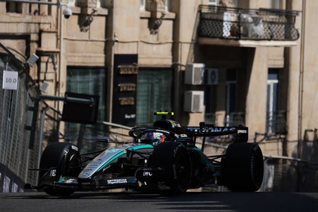 F1 - AZERBAIJAIN GRAND PRIX 2026 12 KIMI ANTONELLI Andrea (ita), Mercedes AMG F1 Team W17, action during the 2026 Formula 1 Azerbaijan Grand Prix, 15th round of the 2026 Formula One World Championship, WM, Weltmeisterschaft from September 24 to 26, 2026 on the Baku City Circuit, in Baku, Azerbaijan - BakuAzerbaijan  Copyright: xEricxAlonsox
