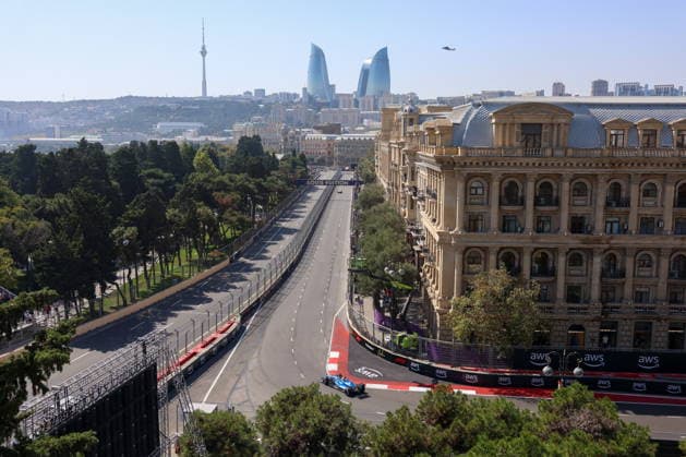 AZERBAIJAN, BAKU - SEPTEMBER 24, 2026: Drivers are seen during a practice session for the 2026 Formula One Azerbaijan Grand Prix at the Baku City Circuit 2026 Formula One Azerbaijanian Grand Prix  - ZUMAt113 20260924_zaa_t113_151 Copyright: xDanilxAikinx