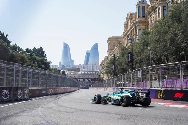 FORMULA 1 AZERBAIJAN GRAND PRIX 2026 Lance Stroll (CAN) 18 Aston Martin in practice during the Formula 1 Qatar Airways Azerbaijan Grand Prix 2026, Round 15 of the 2026 Formula 1 World Championship, WM, Weltmeisterschaft from 24th - 26th September 2026 at the Baku City Circuit, Baku, Azerbaijan. Credit: Robbie Hoad Every Second Media Editorial use only. All images are copyright Every Second Media Limited. No images may be reproduced without prior permission. Copyright: xIMAGO EveryxSecondxMediax ESM-2183-0144 RobbiexHoadx xEveryxSecondxMediax