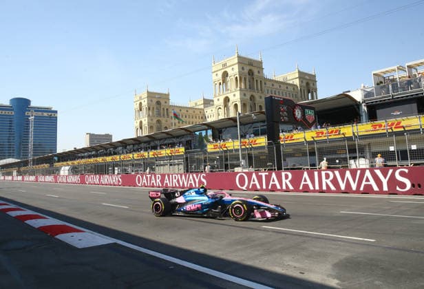 Formula 1 Azerbaijan Grand Prix BAKU, AZERBAIJAN - SEPTEMBER 24: Alpine driver Franco Colapinto takes part in the free practice session of the Azerbaijan Grand Prix, the 15th round of the 2026 Formula 1 World Championship, WM, Weltmeisterschaft at the Baku City Circuit in Baku, Azerbaijan on September 24, 2026. Resul Rehimov Anadolu Baku Azerbaijan. Editorial use only. Please get in touch for any other usage.  Copyright: x2026xAnadoluxResulxRehimovx