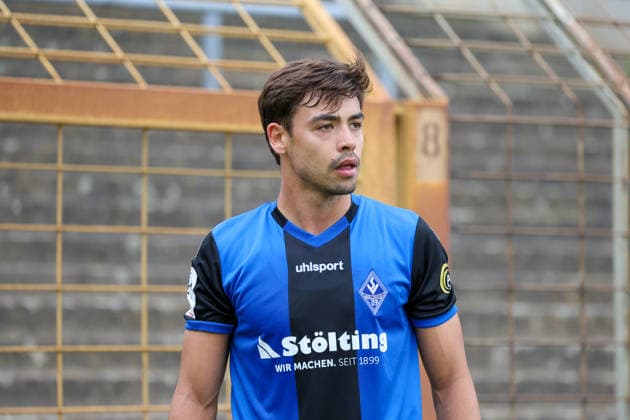 Masca, SV Waldhof Mannheim, 11, scorer of the 1-1 and 2-1 goals in a soccer friendly, SV Waldhof Mannheim vs. SV 07 Elversberg on September 24, 2026, at the Seppl Herberger Stadium in Mannheim, Germany; Seppl Herberger Stadium, Mannheim, Germany Copyright: xFranzxReindelx