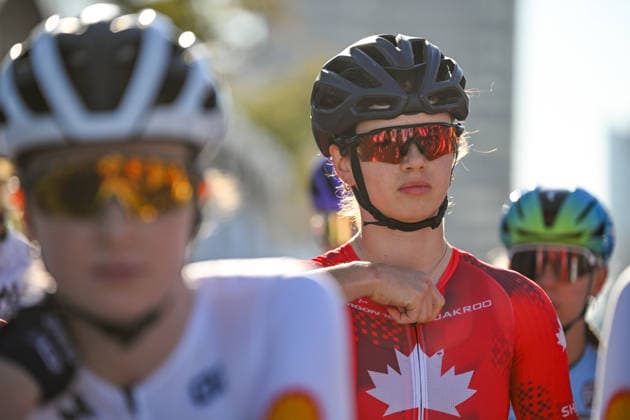 2026 UCI Road World Championships Picture by Zac Williams SWpix.com - 24 09 2026 - Cycling - 2026 UCI Road World Championships - MontrÃ al, Canada - Women Under 23 Road Race - Canada Copyright: x xSWpix.comx(t axPhotographyxHubxLtd)xZacxWilliams SWpix.comx SWP-3521-2251
