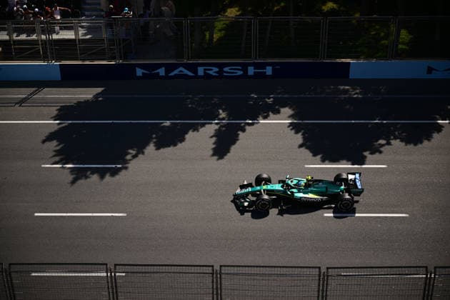 F1 Grand Prix of Azerbaijan - Practice Fernando Alonso drives during free practice at the Formula 1 Azerbaijan Grand Prix at the Baku City Circuit in Baku, Azerbaijan, on September 24, 2026. Baku Caucasus Azerbaijan  Copyright: xAndreaxDiodatox originalFilename:diodato-azerbaij260924_npgVa.jpg