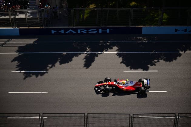 F1 Grand Prix of Azerbaijan - Practice Lewis Hamilton of Scuderia Ferrari drives during free practice of the Formula 1 Azerbaijan Grand Prix at the Baku City Circuit in Baku, Azerbaijan, on September 24, 2026. Baku Caucasus Azerbaijan  Copyright: xAndreaxDiodatox originalFilename:diodato-azerbaij260924_npoRM.jpg