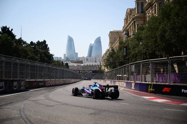 F1 Grand Prix of Azerbaijan - Practice Pierre Gasly of the Alpine F1 Team drives during free practice at the Formula 1 Azerbaijan Grand Prix at the Baku City Circuit in Baku, Azerbaijan, on September 24, 2026. Baku Caucasus Azerbaijan  Copyright: xAndreaxDiodatox originalFilename:diodato-azerbaij260924_npWJv.jpg
