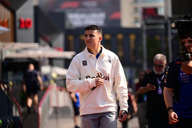 F1 Grand Prix of Azerbaijan - Practice Isack Hadjar of Red Bull Racing drives during free practice at the Formula 1 Azerbaijan Grand Prix at the Baku City Circuit in Baku, Azerbaijan, on September 24, 2026. Baku Caucasus Azerbaijan  Copyright: xAndreaxDiodatox originalFilename:diodato-azerbaij260924_np35k.jpg