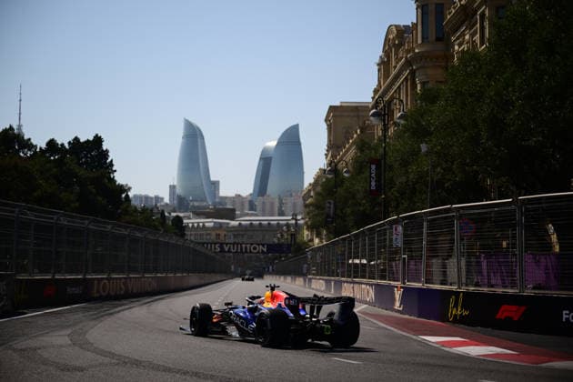 F1 Grand Prix of Azerbaijan - Practice Max Verstappen of Red Bull Racing drives during free practice at the Formula 1 Azerbaijan Grand Prix at the Baku City Circuit in Baku, Azerbaijan, on September 24, 2026. Baku Caucasus Azerbaijan  Copyright: xAndreaxDiodatox originalFilename:diodato-azerbaij260924_npAgE.jpg