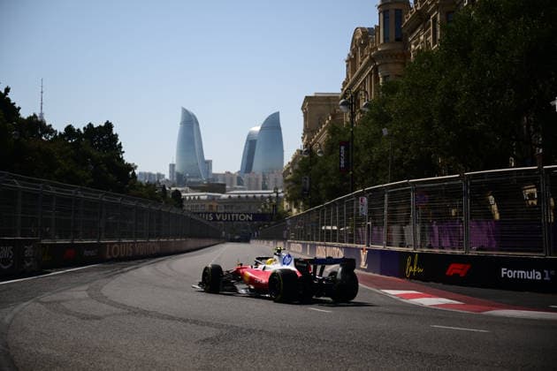 F1 Grand Prix of Azerbaijan - Practice Lewis Hamilton of Scuderia Ferrari drives during free practice of the Formula 1 Azerbaijan Grand Prix at the Baku City Circuit in Baku, Azerbaijan, on September 24, 2026. Baku Caucasus Azerbaijan  Copyright: xAndreaxDiodatox originalFilename:diodato-azerbaij260924_npgWt.jpg