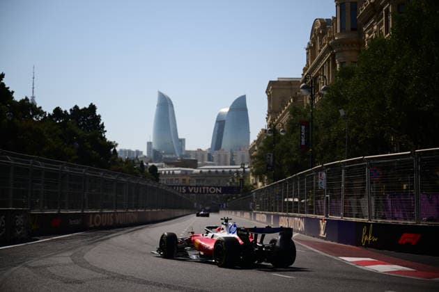F1 Grand Prix of Azerbaijan - Practice Charles Leclerc of Scuderia Ferrari drives during free practice at the Formula 1 Azerbaijan Grand Prix at the Baku City Circuit in Baku, Azerbaijan, on September 24, 2026. Baku Caucasus Azerbaijan  Copyright: xAndreaxDiodatox originalFilename:diodato-azerbaij260924_nphKz.jpg