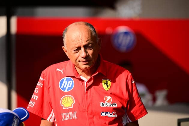 F1 Grand Prix of Azerbaijan - Practice Frederic Vasseur of Scuderia Ferrari drives during free practice of the Formula 1 Azerbaijan Grand Prix at the Baku City Circuit in Baku, Azerbaijan, on September 24, 2026. Baku Caucasus Azerbaijan  Copyright: xAndreaxDiodatox originalFilename:diodato-azerbaij260924_npvwX.jpg