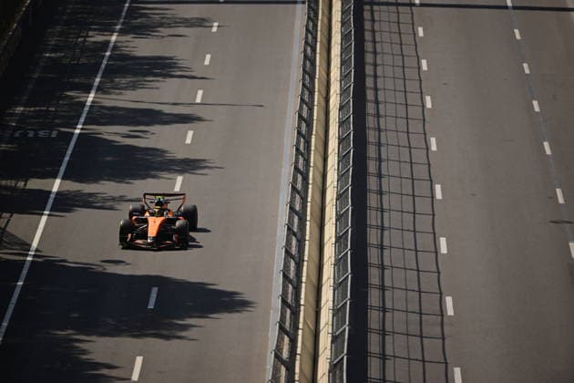 F1 Grand Prix of Azerbaijan - Practice Lando Norris of the McLaren F1 Team drives during free practice at the Formula 1 Azerbaijan Grand Prix at the Baku City Circuit in Baku, Azerbaijan, on September 24, 2026. Baku Caucasus Azerbaijan  Copyright: xAndreaxDiodatox originalFilename:diodato-azerbaij260924_npXcu.jpg