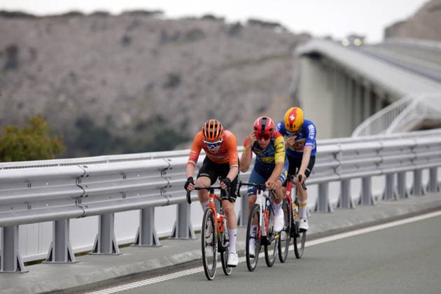 CRO Race 2026: Stage 3 Cyclists competes during the third stage of the CRO Race 2026, a 174.5-kilometre route from Krk to Labin on September 24, 2026 in Krk, Croatia. The six-stage race runs from September 22 to 27 across Croatia.  GoranxKovacic PIXSELL