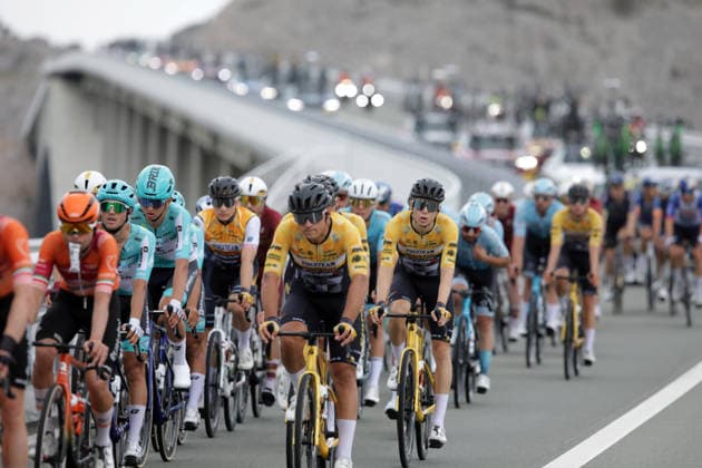 CRO Race 2026: Stage 3 Cyclists competes during the third stage of the CRO Race 2026, a 174.5-kilometre route from Krk to Labin on September 24, 2026 in Krk, Croatia. The six-stage race runs from September 22 to 27 across Croatia.  GoranxKovacic PIXSELL