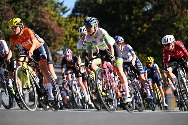2026 UCI Road World Championships Picture by Zac Williams SWpix.com - 24 09 2026 - Cycling - 2026 UCI Road World Championships - MontrÃ al, Canada - Women Under 23 Road Race - Emily Dixon (Australia) Copyright: x xSWpix.comx(t axPhotographyxHubxLtd)xZacxWilliams SWpix.comx SWP-3521-2378
