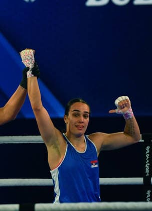 24.09.2026 Sofia(Bulgaria) European Boxing Senior Elite Championships women s 54 kg final Sara Cirkovic Serbia :Str