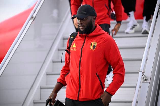 Italy v Belgium - UEFA Nations League 2026 Media Activities 24 09 2026 ROME, ITALY - SEPTEMBER 24 : Lukaku Romelu forward of Belgium pictured during arrival at the airport prior the UEFA Nations League tournament league phase matchday 1 group A1 match between Italy and Belgium on September 24, 2026 in Rome, Italy, 24 09 2026 Rome Italy  Copyright: xTomasxSiskx