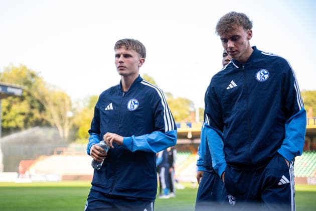 September 24, 2026, Soccer, 2026–2027 Season, Friendly Match, Rot-Weiß Oberhausen vs. FC Schalke 04, Luca Vozar, FC Schalke 04 xRHR PHOTO YYx Copyright: KROEGER RHR-FOTOx RHR-FOTO YY