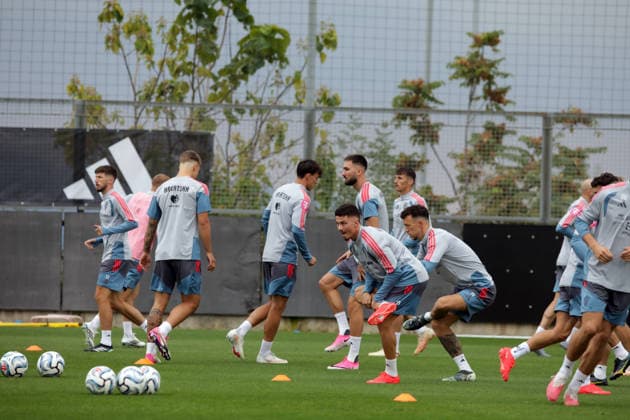 Croatia National Football Team: Training and press conference, PK, Pressekonferenz Players of Croatia during training session of Croatia national football team on September 24, 2026 in Rijeka, Croatia.  GoranxKovacic PIXSELL
