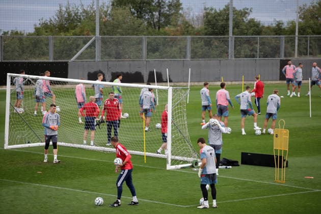 Croatia National Football Team: Training and press conference, PK, Pressekonferenz Players of Croatia during training session of Croatia national football team on September 24, 2026 in Rijeka, Croatia.  GoranxKovacic PIXSELL