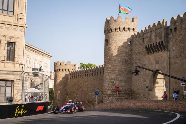 Formula 1 Azerbaijan Grand Prix - Second practice Session - Baku Alpine driver Franco Colapinto (43) during the second practice session ahead of the Formula One Azerbaijan Grand Prix at the Baku City Circuit in Baku on September 24, 2026. Photo by Alexis Jumeau ABACAPRESS.COM Bakou  Copyright: xJumeauxAlexis ABACAx