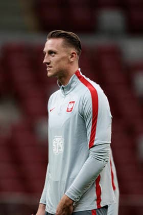 Marcin Bulka seen during Official press conference, PK, Pressekonferenz and training of Polish National football team before Nations League MD1 game against Bosnia (Maciej Rogowski Ball Raw Images) Warsaw PGE Narodowy Poland Copyright: xMaciejxRogowskix maciejrogowski_24092026-13