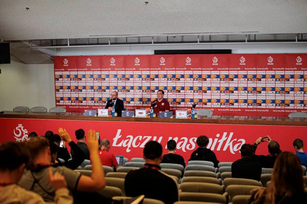 Jan Urban seen during Official press conference, PK, Pressekonferenz and training of Polish National football team before Nations League MD1 game against Bosnia (Maciej Rogowski Ball Raw Images) Warsaw PGE Narodowy Poland Copyright: xMaciejxRogowskix maciejrogowski_24092026-8
