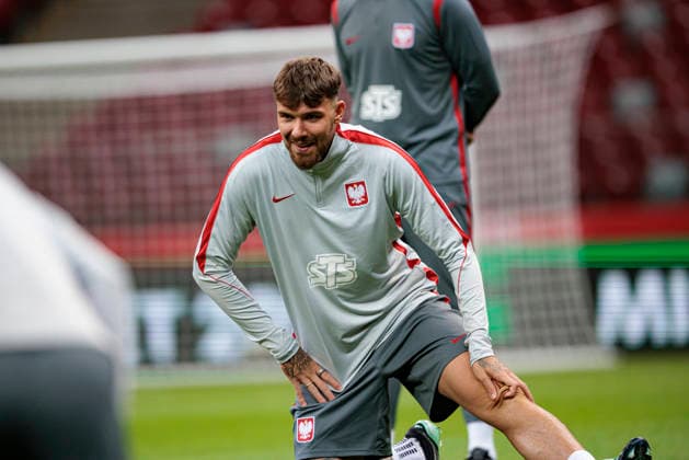 Przemyslaw Wisniewski seen during Official press conference, PK, Pressekonferenz and training of Polish National football team before Nations League MD1 game against Bosnia (Maciej Rogowski Ball Raw Images) Warsaw PGE Narodowy Poland Copyright: xMaciejxRogowskix maciejrogowski_24092026-29