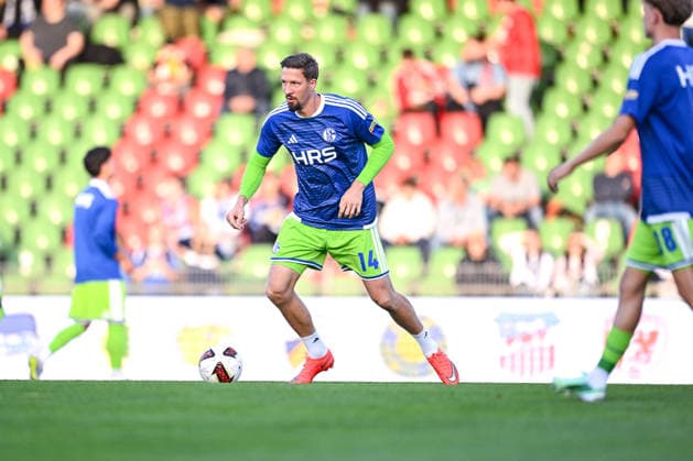 September 24, 2026, Soccer, 2026–2027 Season, Friendly Match, Rot-Weiß Oberhausen vs. FC Schalke 04, Janik Bachmann, FC Schalke 04, Oberhausen Stadium, Lower Rhine, North Rhine-Westphalia, Germany, xRHR PHOTO YYx Copyright: KROEGER RHR-FOTOx RHR-FOTO YY