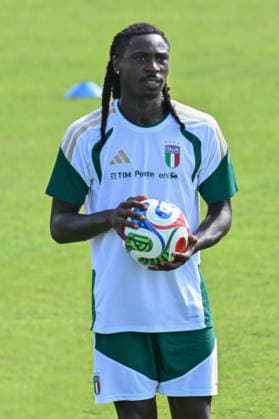 IPA88920455 - Italian player Moise Kean during TEAM ITALY - TRAINING, a UEFA Nations League soccer match in Florence, Italy, on September 24, 2026  Copyright: xLisaxGuglielmi IPAxSportx xx IPA88920455