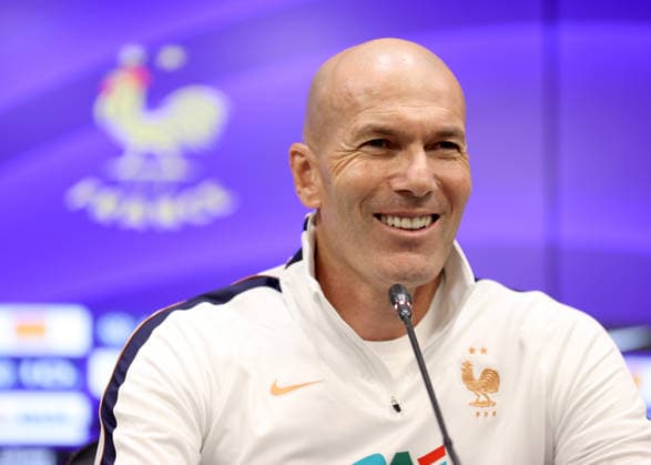Ahead of Turkiye v France - UEFA Nations League KOCAELI, TURKIYE - SEPTEMBER 24: Head coach of the France national football team Zinedine Zidane holds a press conference, PK, Pressekonferenz ahead of their upcoming UEFA Nations League League A Group 1 match against Turkiye at Kocaeli Stadium in Izmit, Kocaeli, Turkiye, on September 24, 2026. Ali Atmaca Anadolu Kocaeli Turkey. Editorial use only. Please get in touch for any other usage.  Copyright: x2026xAnadoluxAlixAtmacax