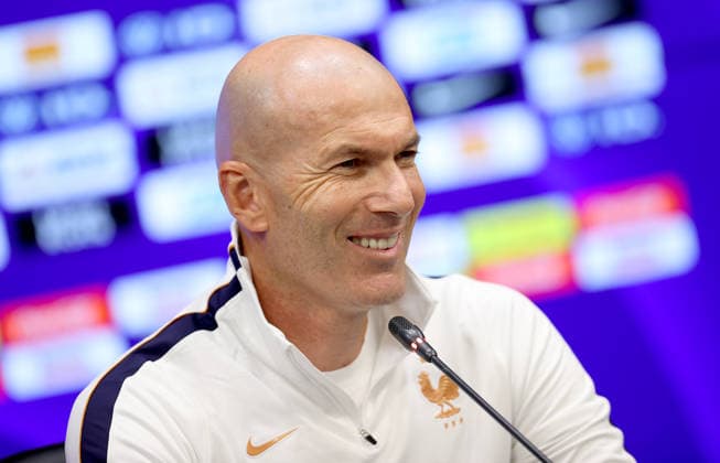 Ahead of Turkiye v France - UEFA Nations League KOCAELI, TURKIYE - SEPTEMBER 24: Head coach of the France national football team Zinedine Zidane holds a press conference, PK, Pressekonferenz ahead of their upcoming UEFA Nations League League A Group 1 match against Turkiye at Kocaeli Stadium in Izmit, Kocaeli, Turkiye, on September 24, 2026. Ali Atmaca Anadolu Kocaeli Turkey. Editorial use only. Please get in touch for any other usage.  Copyright: x2026xAnadoluxAlixAtmacax