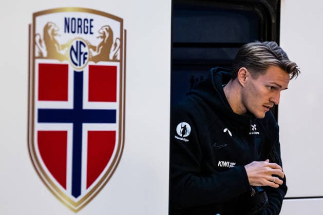 September 24, 2026: Martin Ødegaard of Norway arrives ahead of the Nations League soccer match between Norway and Denmark on September 24, 2026 in Oslo. Photo by Marius Simensen, BILDBYRAN COP 238 VG1005 bbeng Denmark football soccer international match Nations League Norway  Copyright: MARIUSxSIMENSEN BB260924BB847